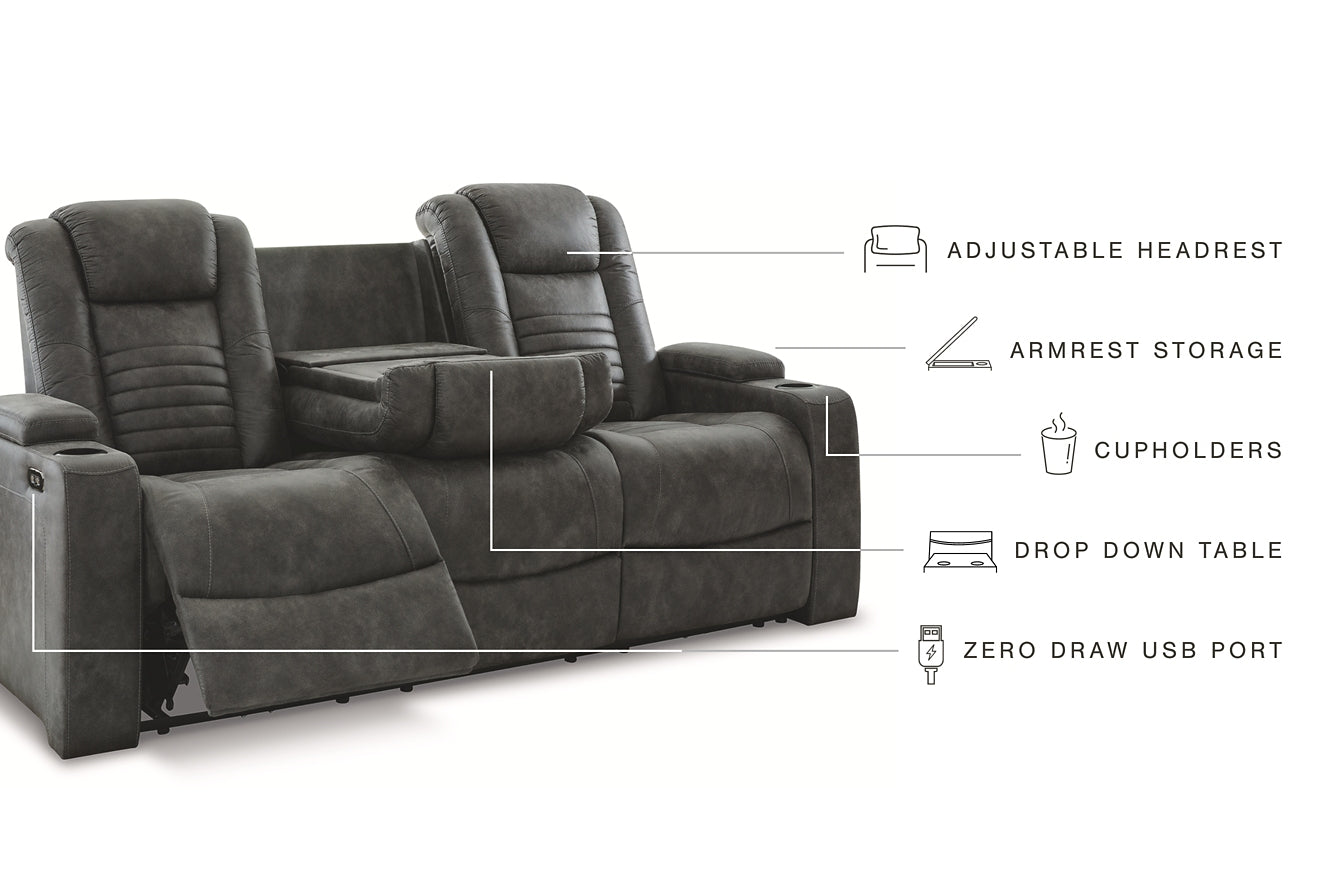 Soundcheck PWR REC Sofa with ADJ Headrest JB's Furniture  Home Furniture, Home Decor, Furniture Store