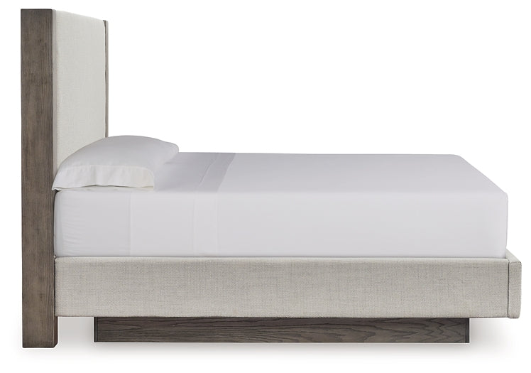 Anibecca Queen Upholstered Panel Bed