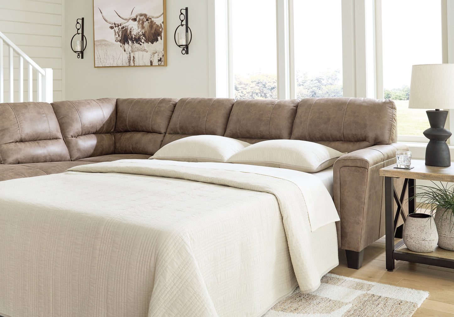 Navi 2-Piece Sectional Sofa Sleeper Chaise JB's Furniture  Home Furniture, Home Decor, Furniture Store