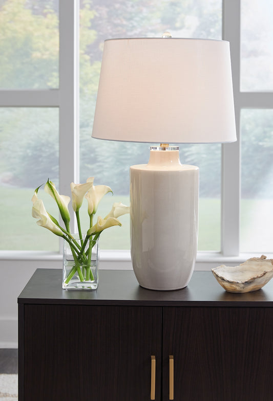 Cylener Ceramic Table Lamp (1/CN) JB's Furniture  Home Furniture, Home Decor, Furniture Store