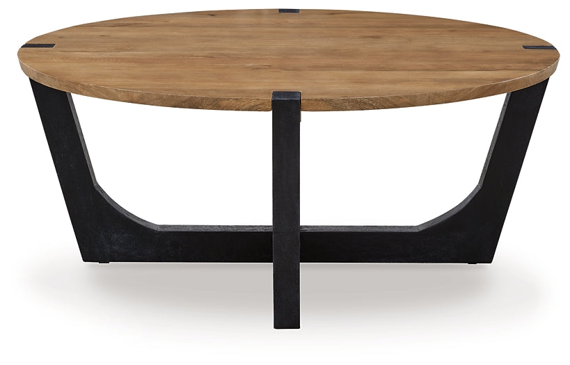Hanneforth Round Cocktail Table JB's Furniture  Home Furniture, Home Decor, Furniture Store