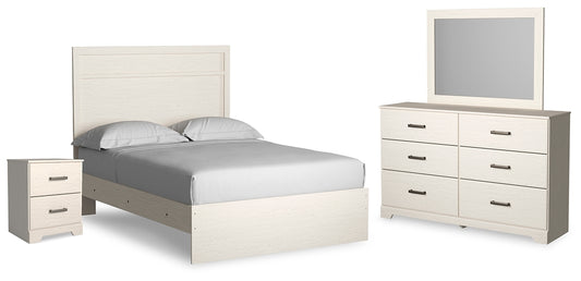 Stelsie Full Panel Bed with Mirrored Dresser and Nightstand JB's Furniture  Home Furniture, Home Decor, Furniture Store