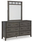 Montillan King Panel Bed with Mirrored Dresser, Chest and 2 Nightstands JB's Furniture  Home Furniture, Home Decor, Furniture Store