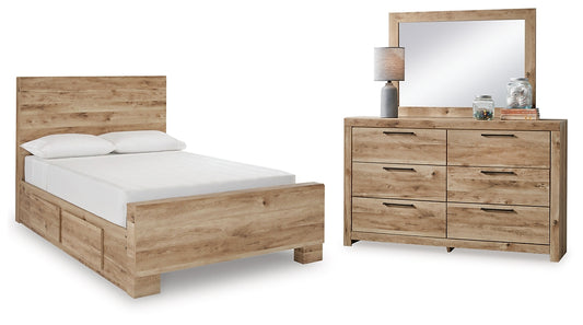 Hyanna Full Panel Bed with Storage with Mirrored Dresser JB's Furniture  Home Furniture, Home Decor, Furniture Store