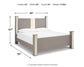 Surancha King Poster Bed with Mirrored Dresser JB's Furniture  Home Furniture, Home Decor, Furniture Store