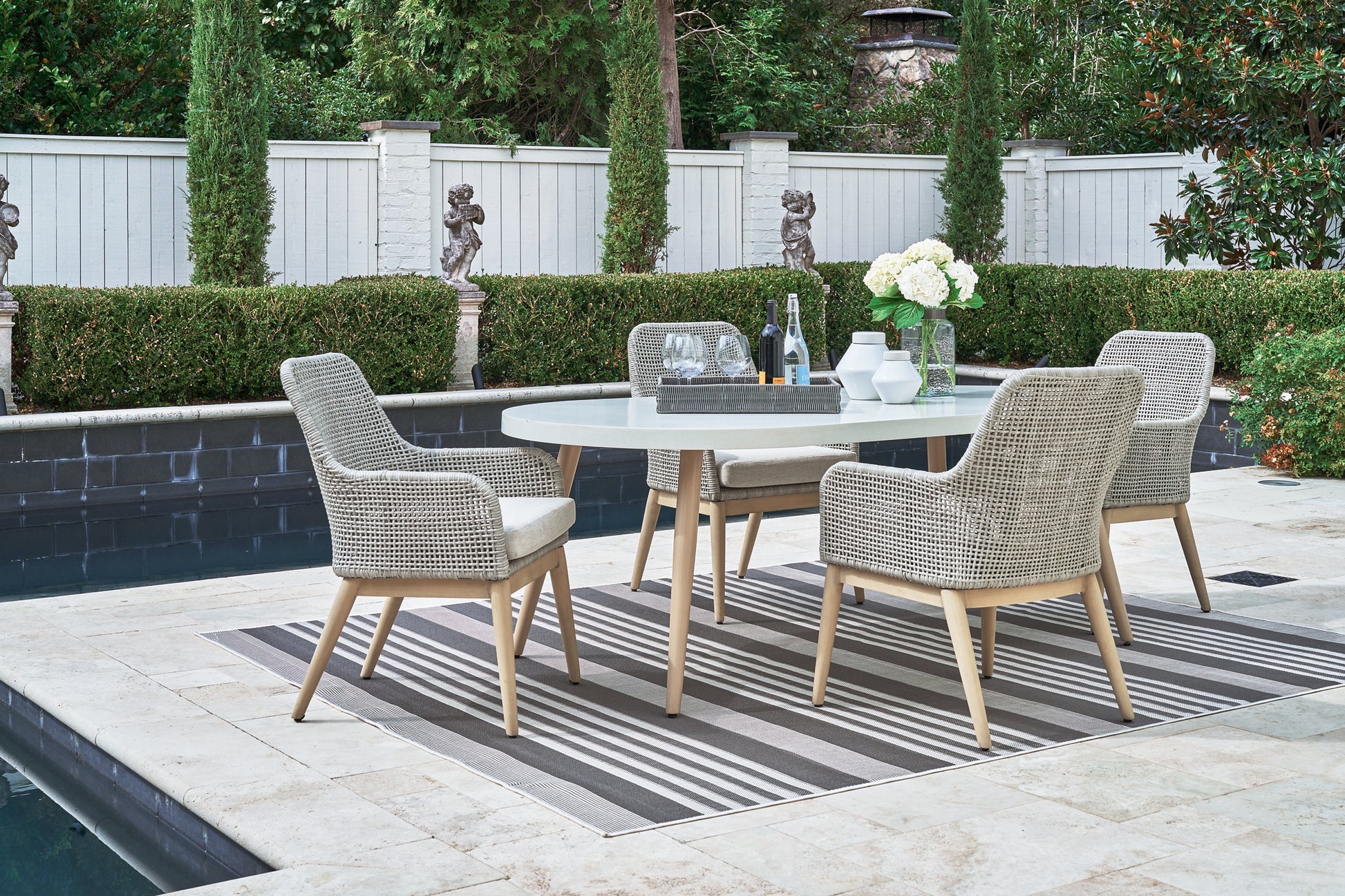 Seton Creek Outdoor Dining Table and 4 Chairs JB's Furniture  Home Furniture, Home Decor, Furniture Store