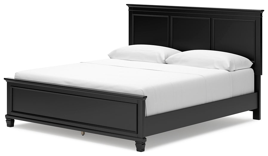 Lanolee California King Panel Bed with Mirrored Dresser, Chest and 2 Nightstands JB's Furniture  Home Furniture, Home Decor, Furniture Store
