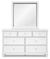 Fortman Twin Panel Bed with Mirrored Dresser, Chest and 2 Nightstands JB's Furniture  Home Furniture, Home Decor, Furniture Store