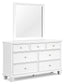 Fortman California King Panel Bed with Mirrored Dresser, Chest and 2 Nightstands JB's Furniture  Home Furniture, Home Decor, Furniture Store