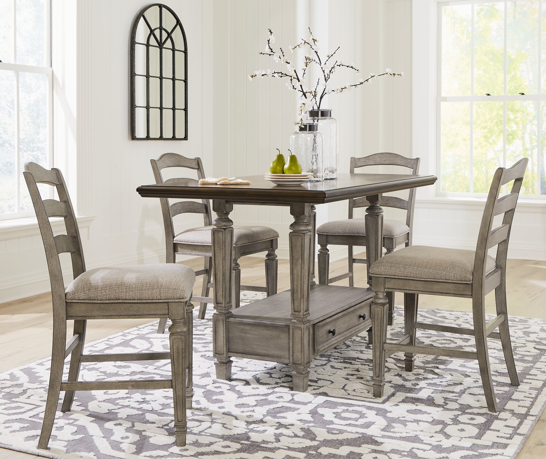Lodenbay Counter Height Dining Table and 4 Barstools JB's Furniture  Home Furniture, Home Decor, Furniture Store