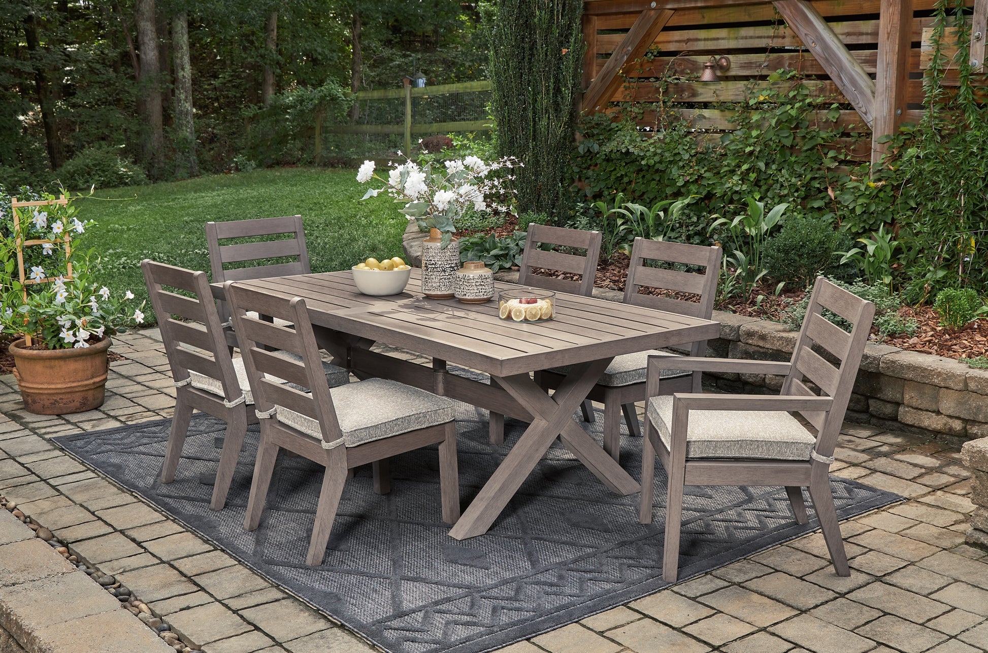 Hillside Barn Outdoor Dining Table and 6 Chairs JB's Furniture  Home Furniture, Home Decor, Furniture Store