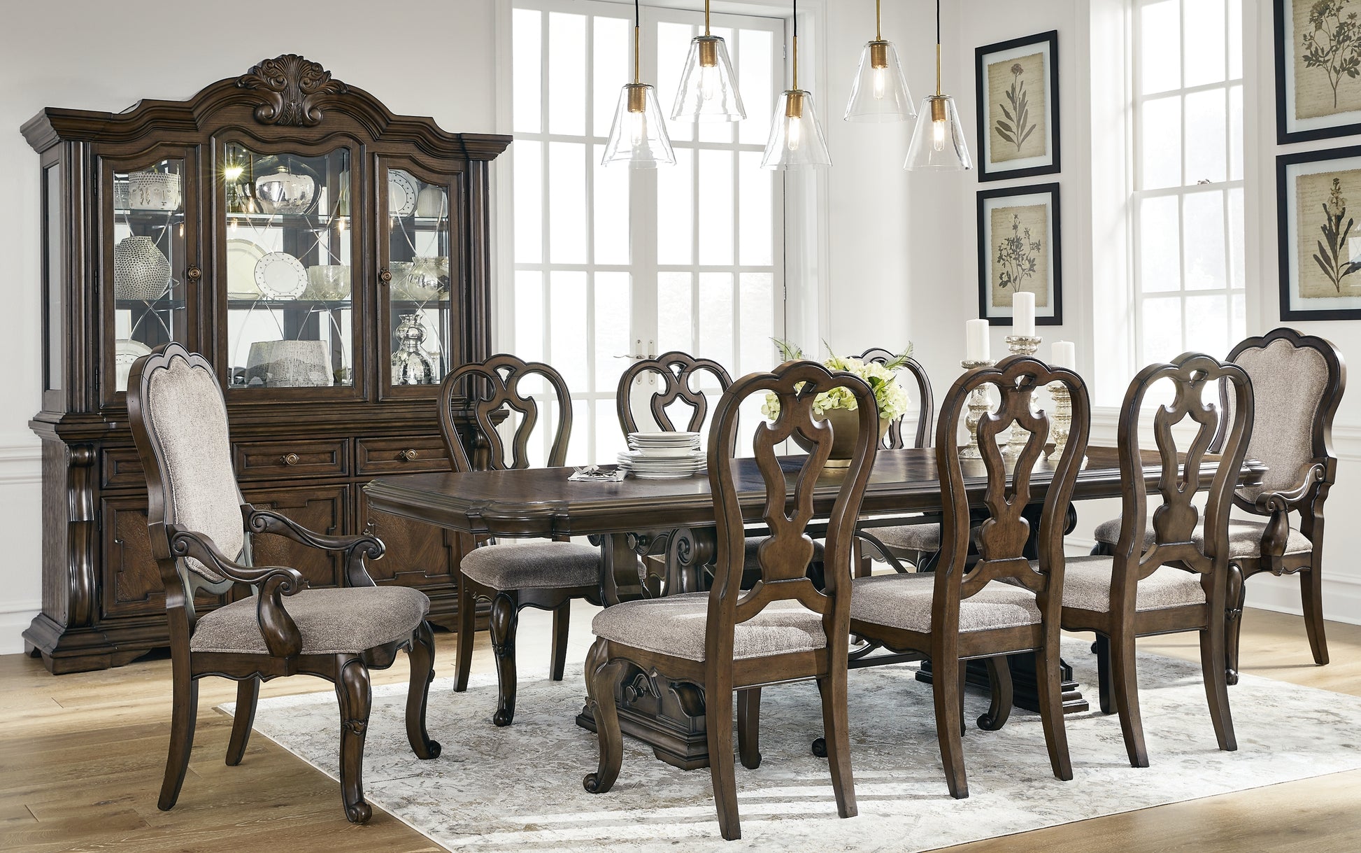 Maylee Dining Table and 8 Chairs JB's Furniture  Home Furniture, Home Decor, Furniture Store