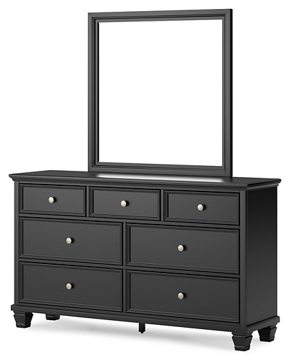 Lanolee Queen Panel Bed with Mirrored Dresser, Chest and Nightstand JB's Furniture  Home Furniture, Home Decor, Furniture Store