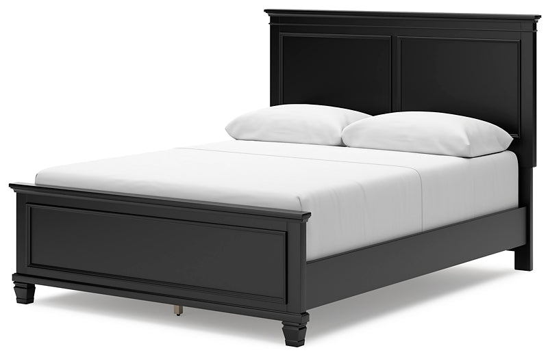 Lanolee Queen Panel Bed with Mirrored Dresser and Chest JB's Furniture  Home Furniture, Home Decor, Furniture Store