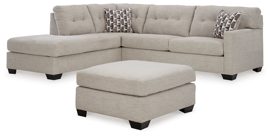 Mahoney 2-Piece Sectional with Ottoman JB's Furniture  Home Furniture, Home Decor, Furniture Store