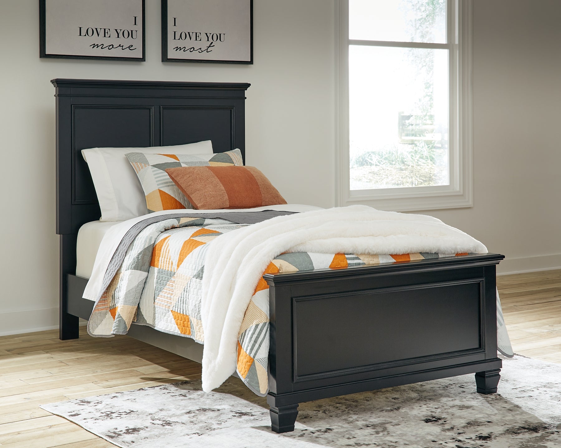 Lanolee Twin Panel Bed with Mirrored Dresser and Chest JB's Furniture  Home Furniture, Home Decor, Furniture Store