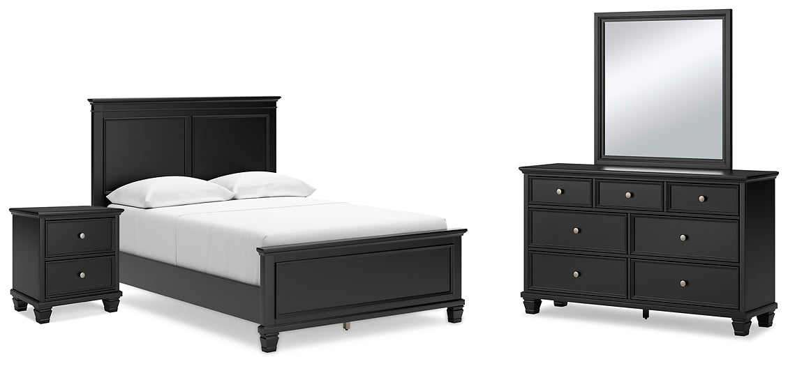 Lanolee Full Panel Bed with Mirrored Dresser and Nightstand JB's Furniture  Home Furniture, Home Decor, Furniture Store