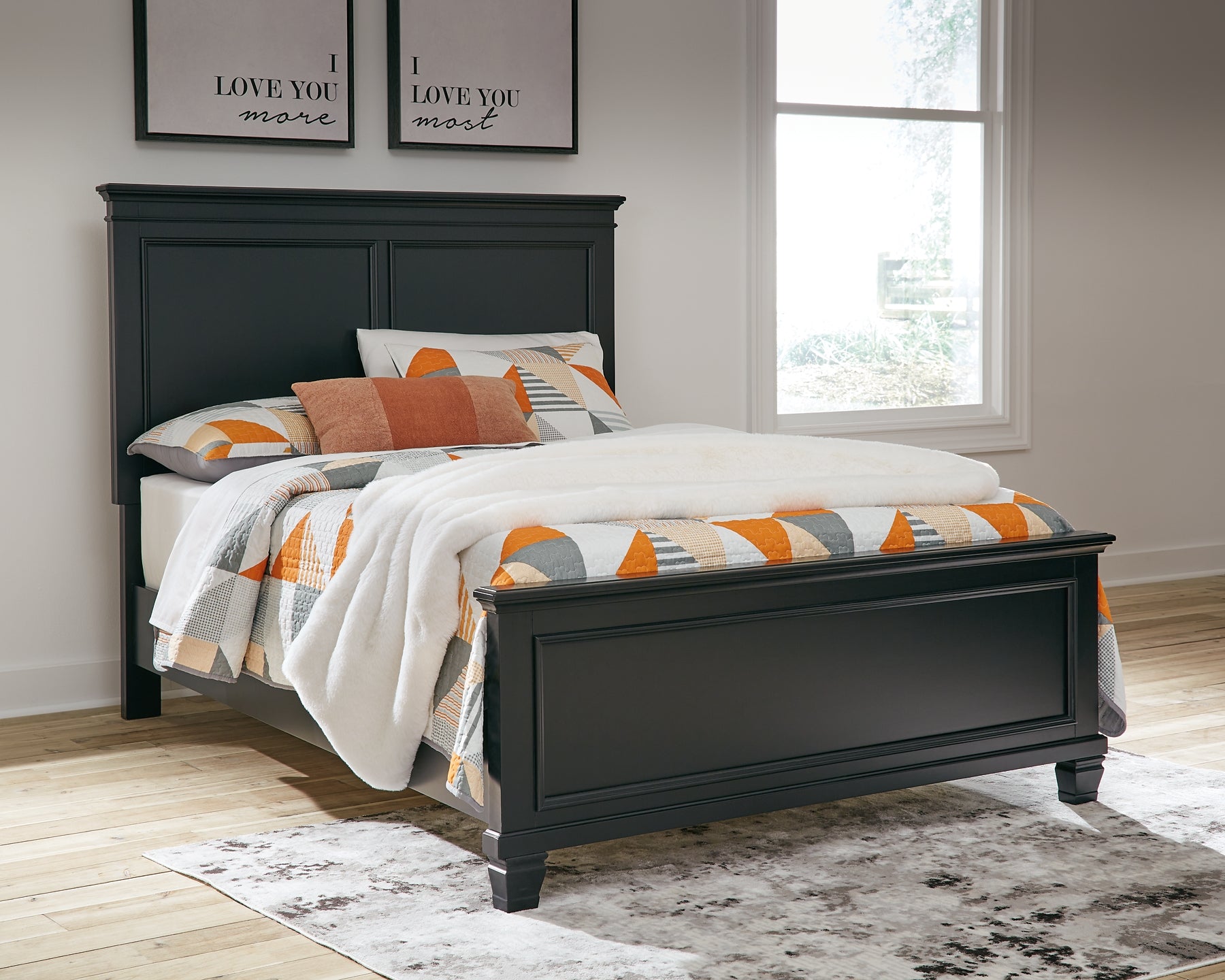 Lanolee Full Panel Bed with Mirrored Dresser, Chest and Nightstand JB's Furniture  Home Furniture, Home Decor, Furniture Store