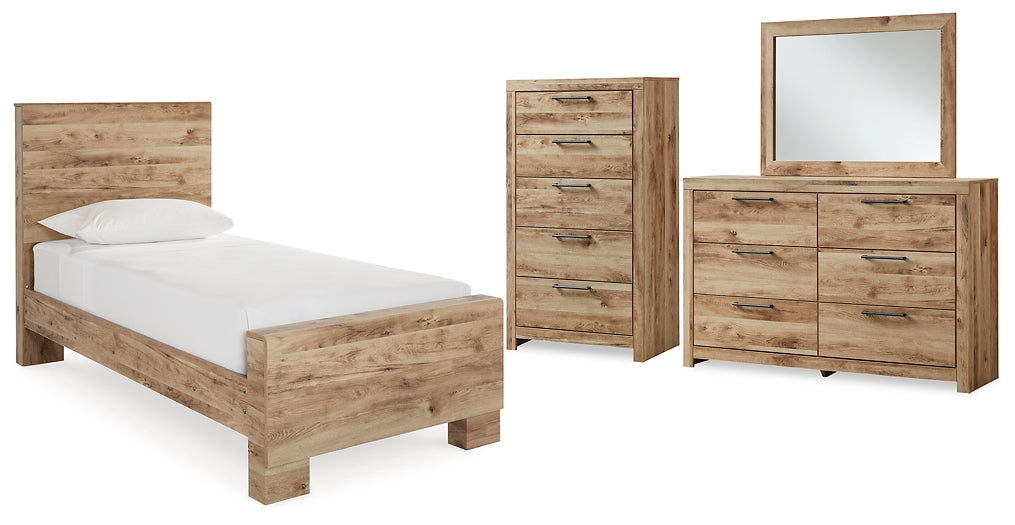 Hyanna Twin Panel Bed with Mirrored Dresser and Chest JB's Furniture  Home Furniture, Home Decor, Furniture Store