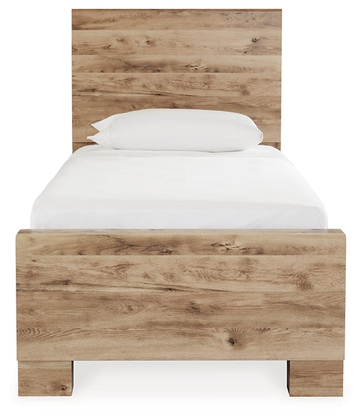 Hyanna Twin Panel Bed with Storage with Mirrored Dresser and Nightstand JB's Furniture  Home Furniture, Home Decor, Furniture Store