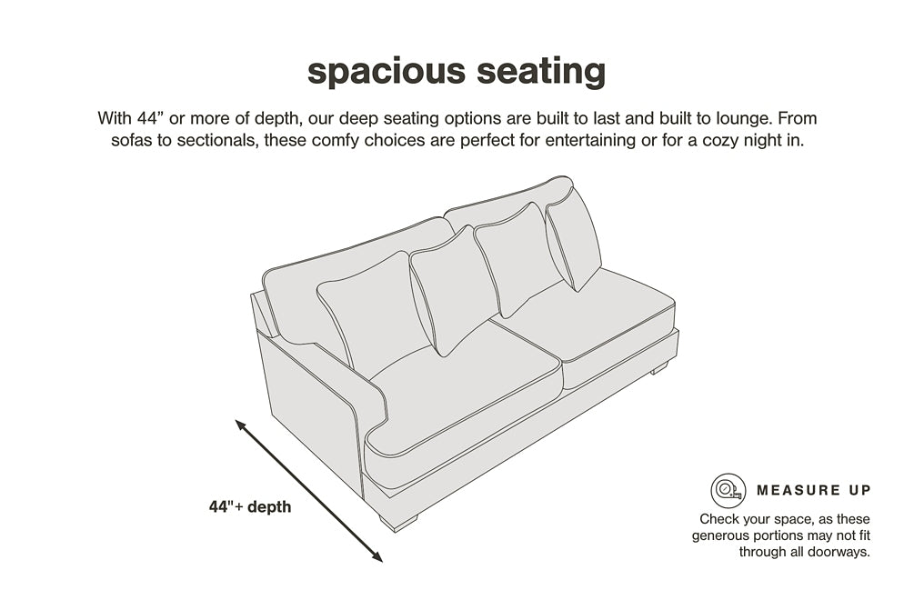 Zada 3-Piece Sectional JB's Furniture Furniture, Bedroom, Accessories