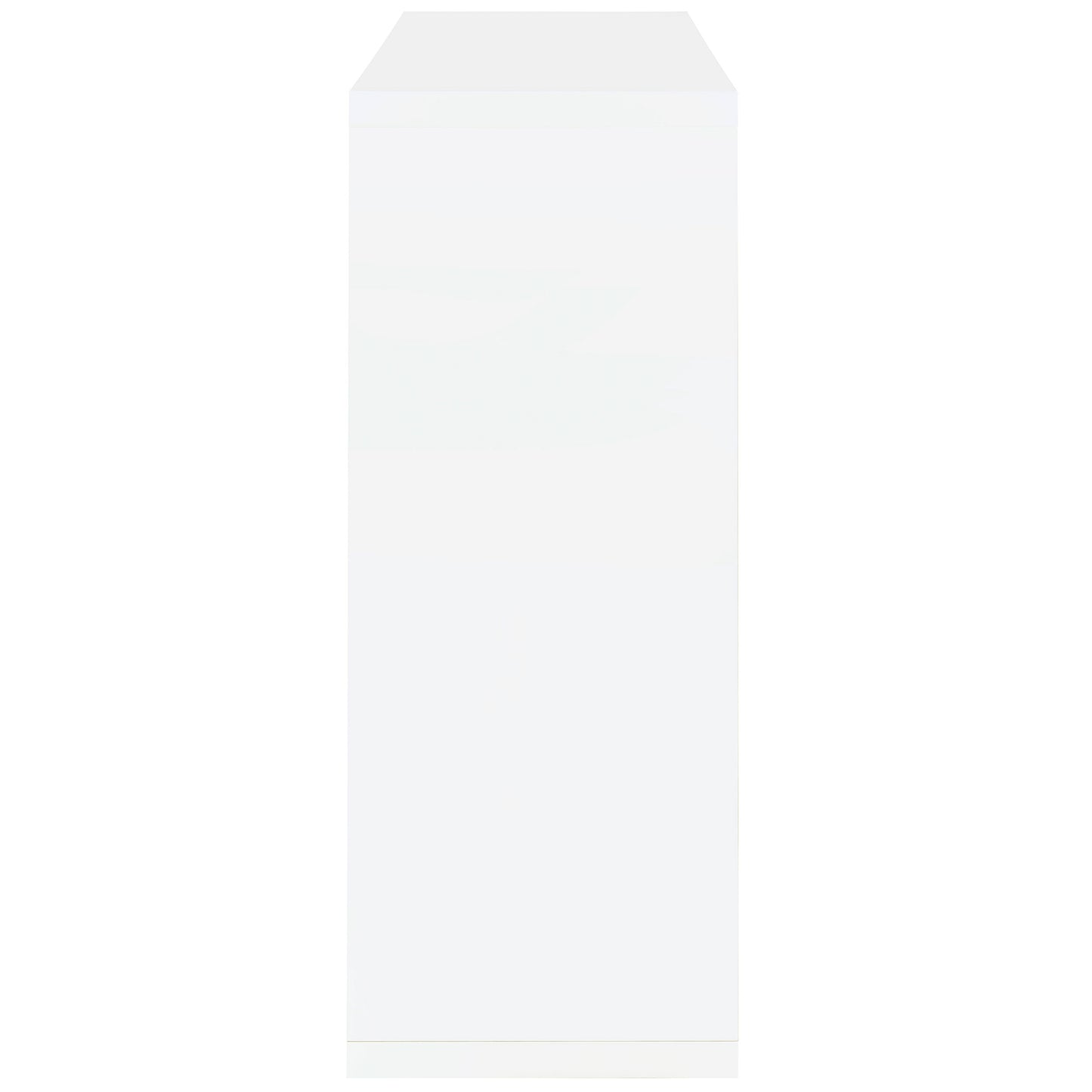 Prescott Rectangular 2-shelf Bar Unit Glossy White