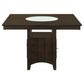 Gabriel 52-inch Counter Height Dining Table Cappuccino