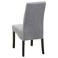 Stanton Upholstered Side Chairs Grey (Set of 2)