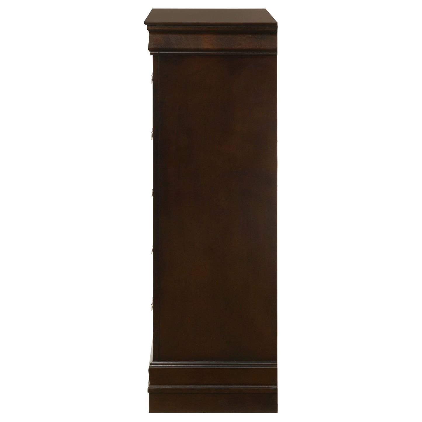 Louis Philippe 5-drawer Bedroom Chest Cappuccino