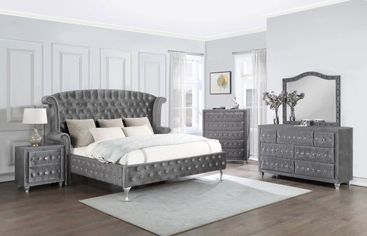 Deanna 5-piece Queen Bedroom Set Grey