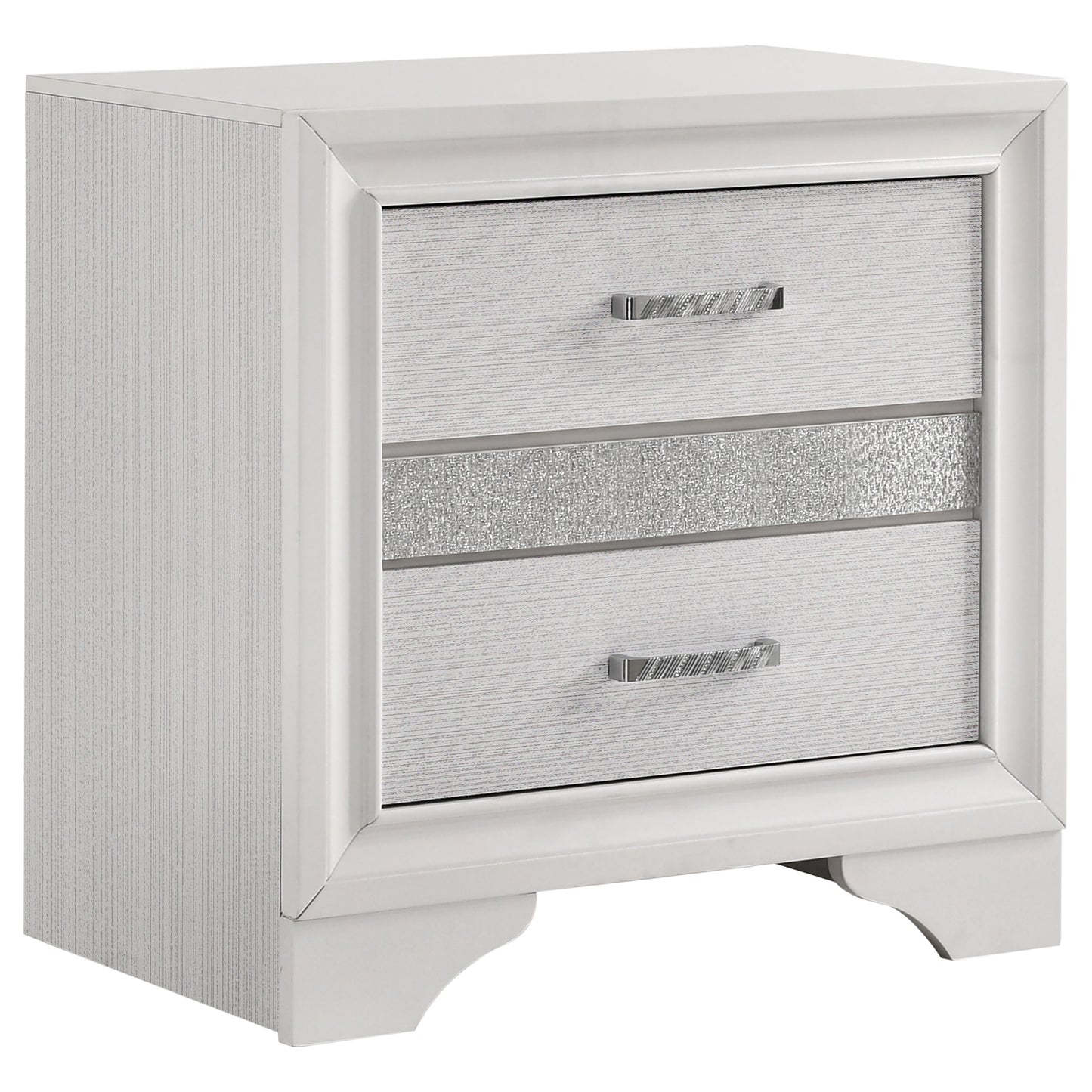 Miranda 3-drawer Nightstand Bedside Table White
