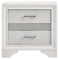 Miranda 3-drawer Nightstand Bedside Table White
