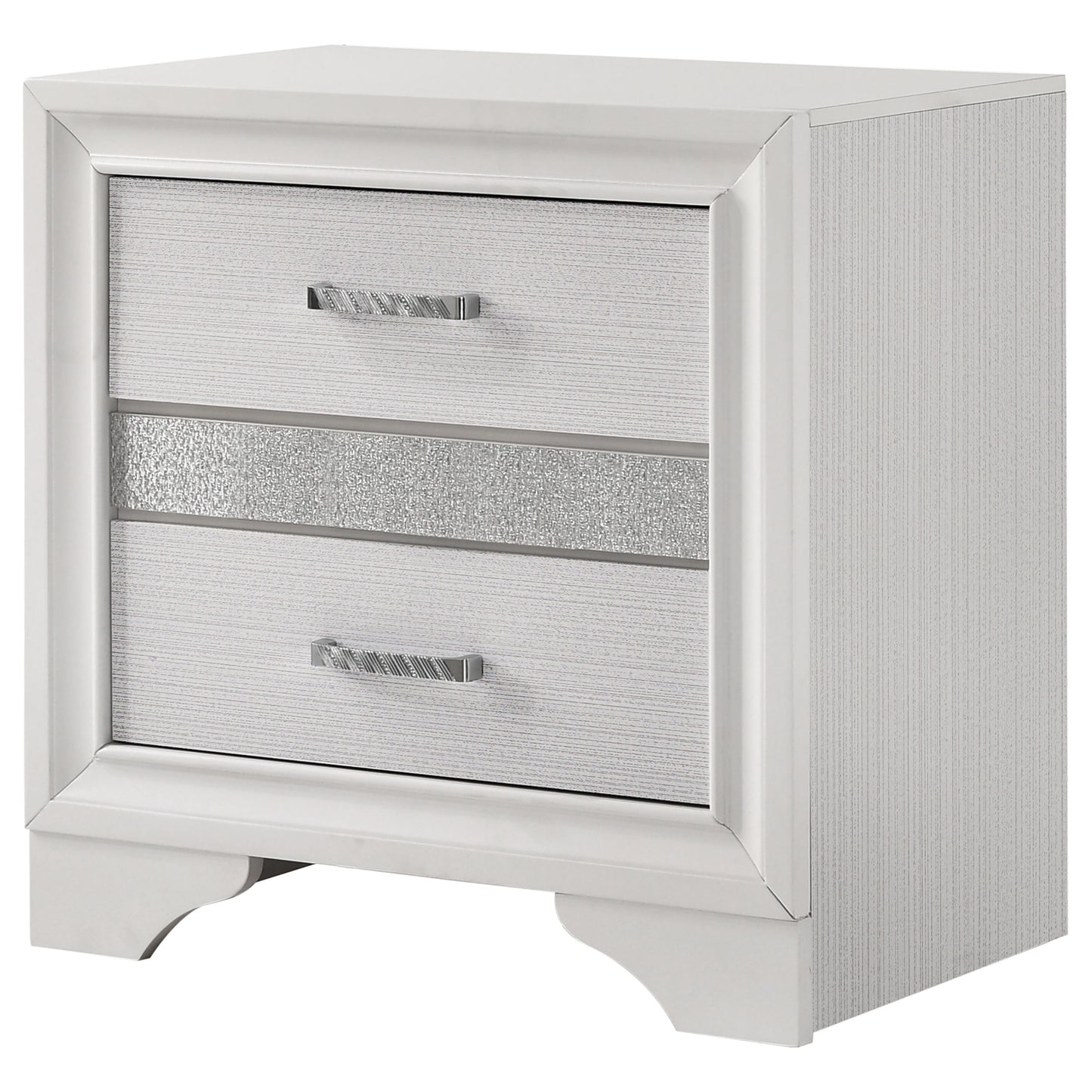 Miranda 3-drawer Nightstand Bedside Table White