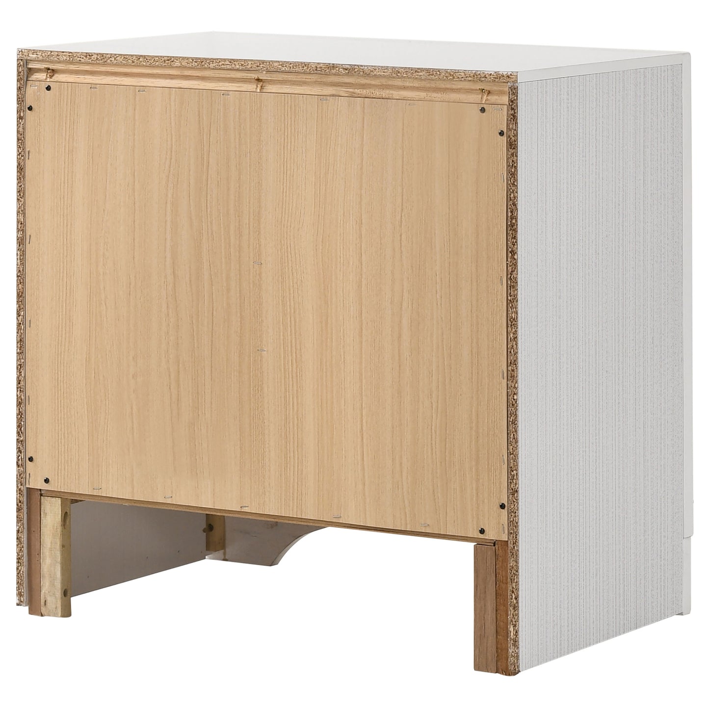 Miranda 3-drawer Nightstand Bedside Table White