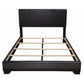 Conner Upholstered Full Panel Bed Black