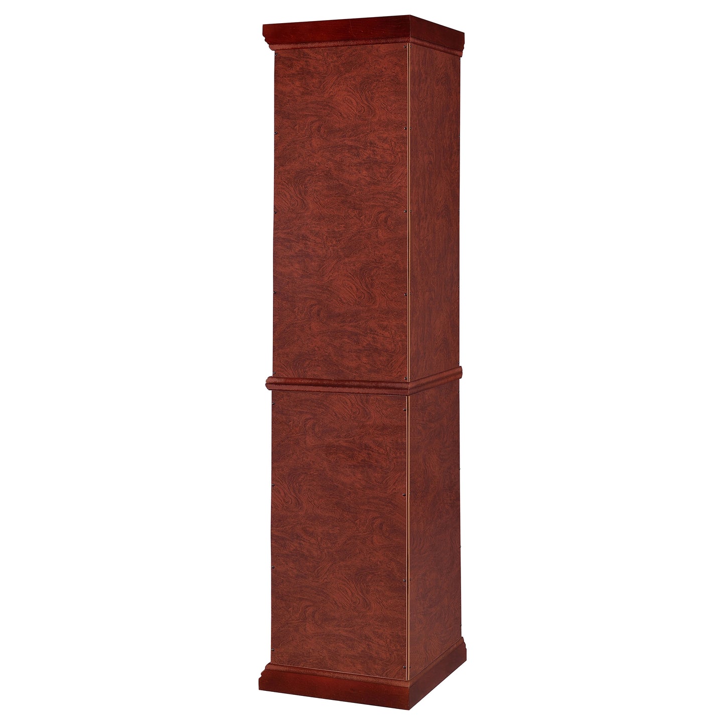 Appledale 6-shelf Corner Curio Cabinet Medium Brown