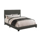 Boyd Upholstered Twin Panel Bed Charcoal