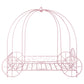 Massi Metal Twin Canopy Bed Powder Pink