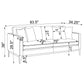 Apperson Upholstered Track Arm Sofa Light Grey