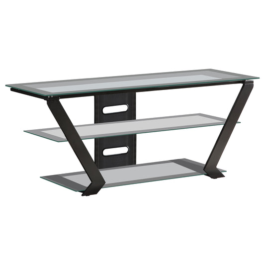 Donlyn 2-tier TV Console Black