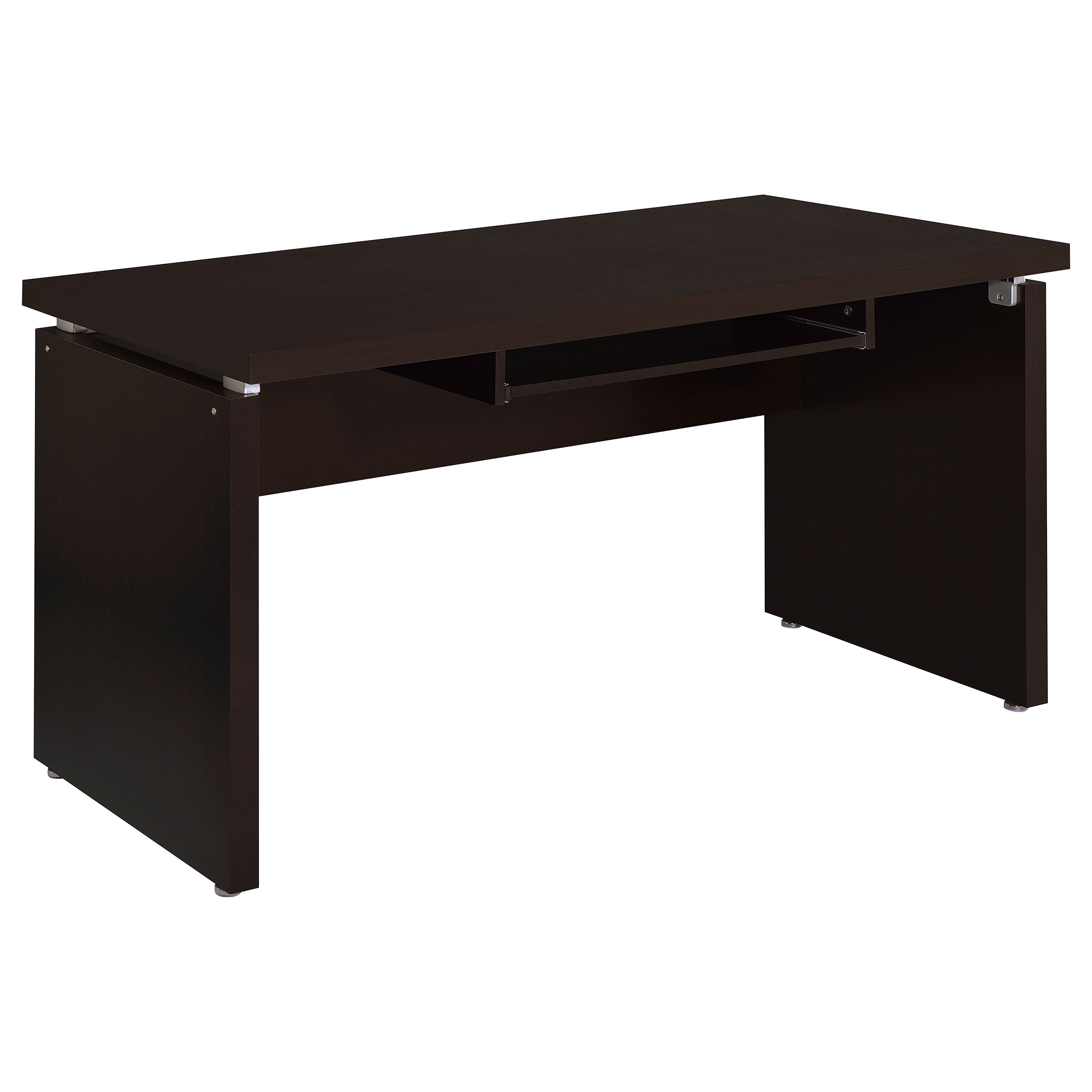 Shop Skylar 55-inch Computer Desk with Keyboard Drawer Cappuccino at JB ...