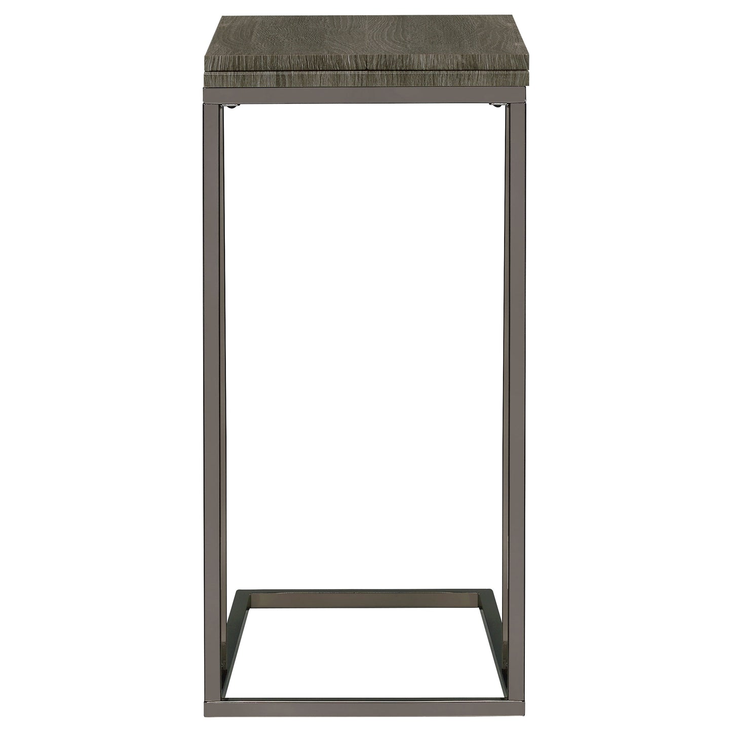 Pedro Expandable Top Accent Table Weathered Grey and Black