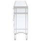 Duchess 5-drawer Mirrored Storage Accent Cabinet Silver