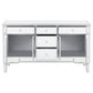 Duchess 5-drawer Mirrored Storage Accent Cabinet Silver