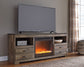 Trinell TV Stand with Fireplace